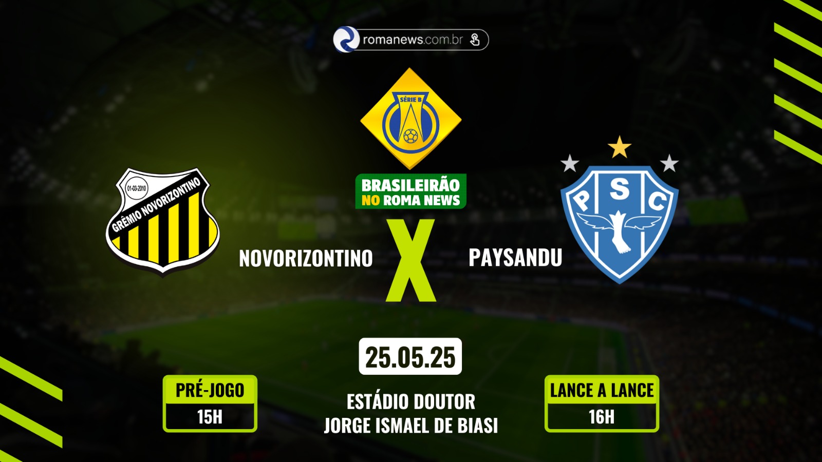 Imagem - Veja como foi: Paysandu visitou o Novorizontino pela Serie B 2025